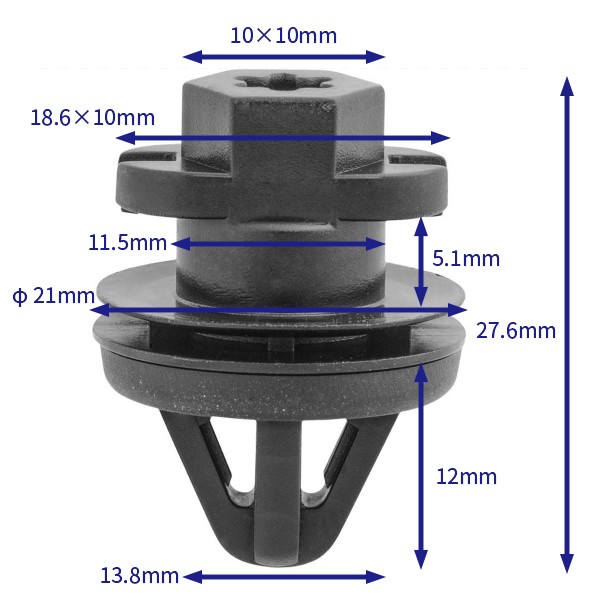 汽车卡扣紧固件(100个/包) 大众:3AA868243A;L3AA868243A