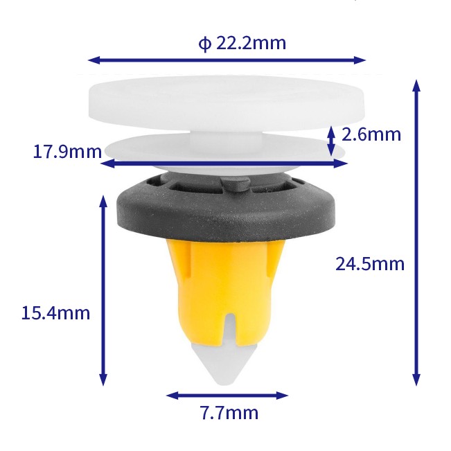 汽车卡扣紧固件(100个/包) 玛莎拉蒂:51987227；670007591；670106049；673001800