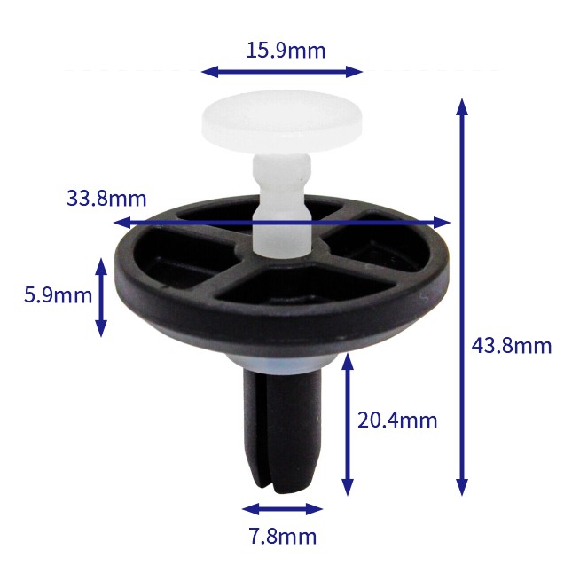 汽车卡扣紧固件(100个/包) 克莱斯勒:04806334AA