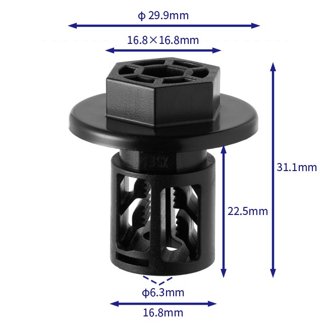 汽车卡扣紧固件(100个/包) 本田:91505-T5A-003
