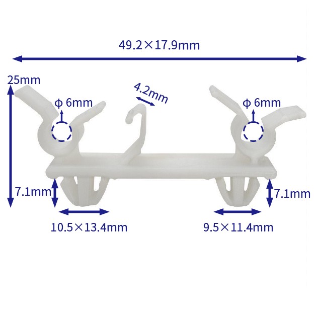 汽车卡扣紧固件(100个/包) 克莱斯勒:68143484AC