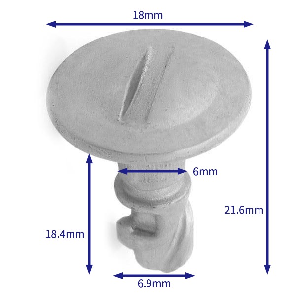 Крепеж для автомобиля (100 шт/пакет) Volkswagen: 8D0805121