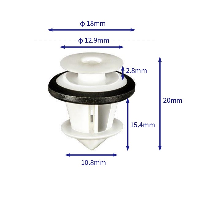汽车卡扣紧固件(100个/包) 丰田:67773-0E020；特斯拉：1117701-00-A