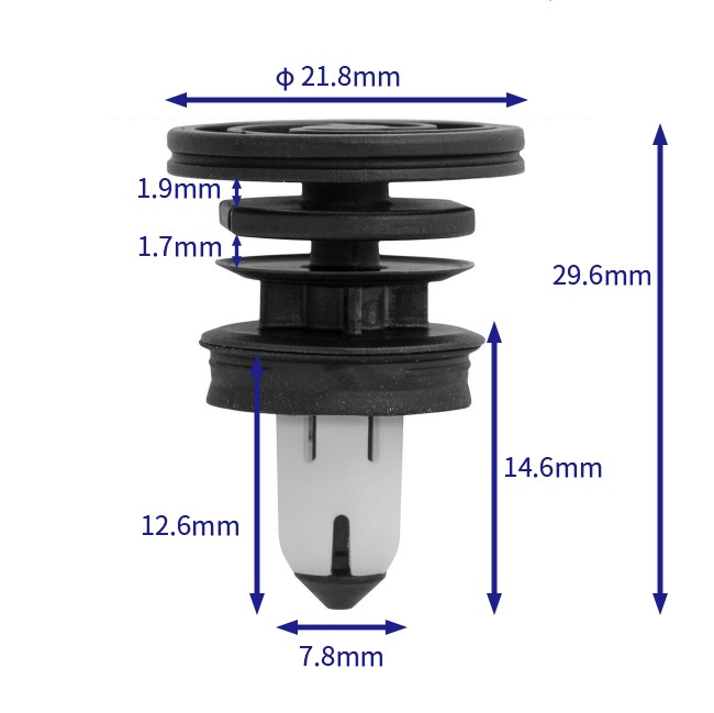 自動車バックル留め具 (100個/バッグ) テスラ: 1135147-00-b