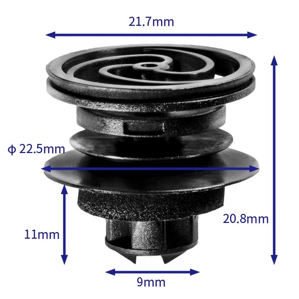 汽车卡扣紧固件(100个/包) 大众:3B0868243