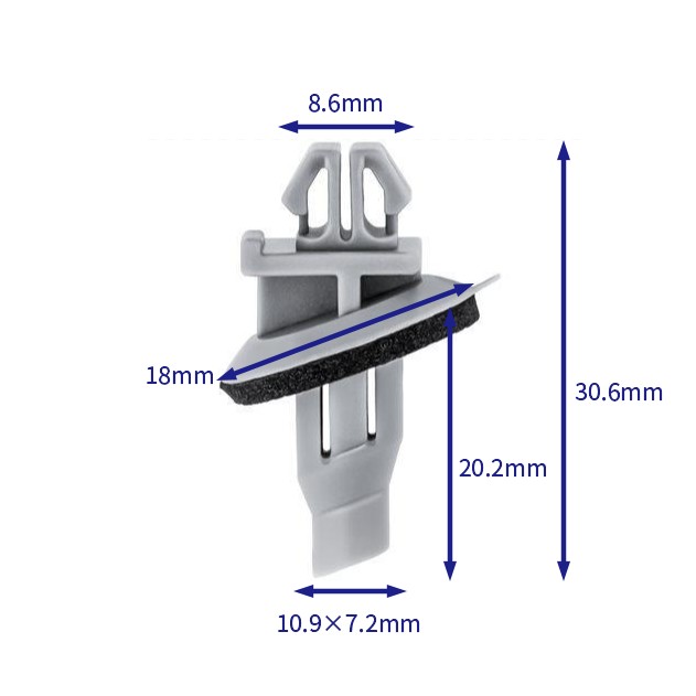 汽车卡扣紧固件(100个/包) 丰田:75883-60010