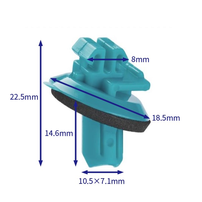 汽车卡扣紧固件(100个/包) 丰田:75884-60010