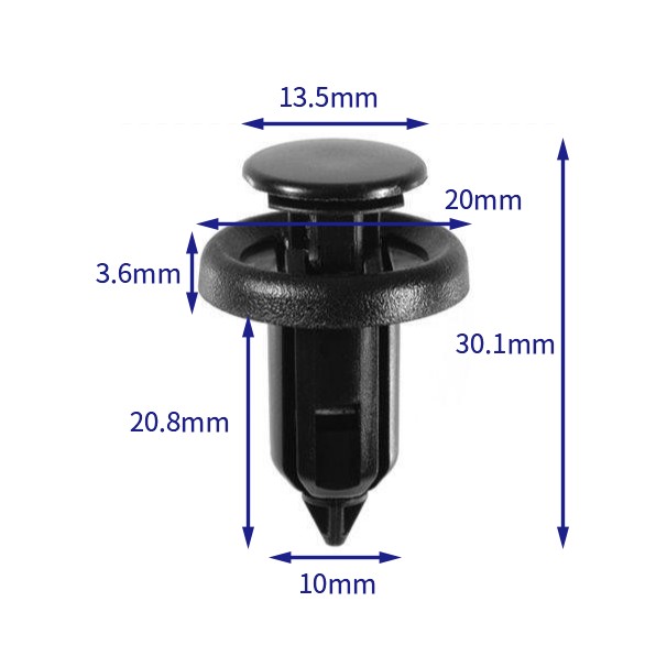汽车卡扣紧固件(100个/包) 本田:91506-S9A-003
