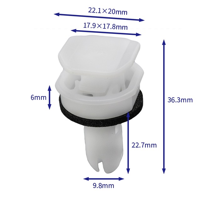 汽车卡扣紧固件(100个/包) 本田:91512-TZ5-A01