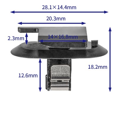 Car buckle fasteners (100/pack) general purpose: 24405739