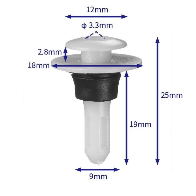 汽车卡扣紧固件(100个/包) 大众:701853585