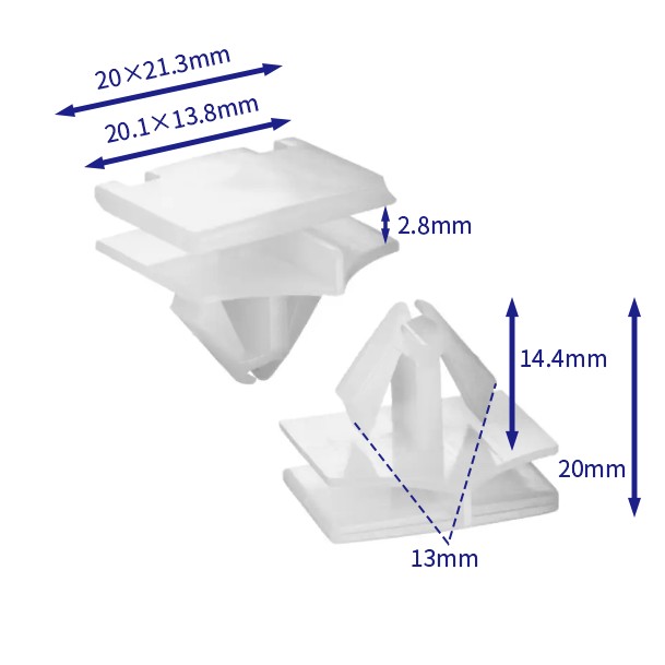 汽车卡扣紧固件(100个/包) 通用:10443956