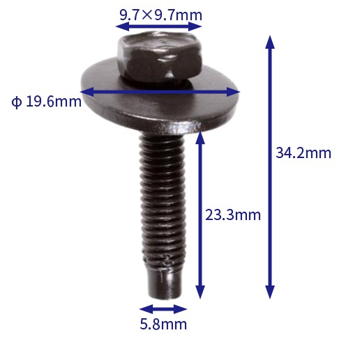 汽车卡扣紧固件(100个/包) 克莱斯勒:6100568