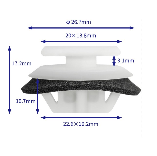 汽车卡扣紧固件(100个/包) 马自达:G22C51SJ3