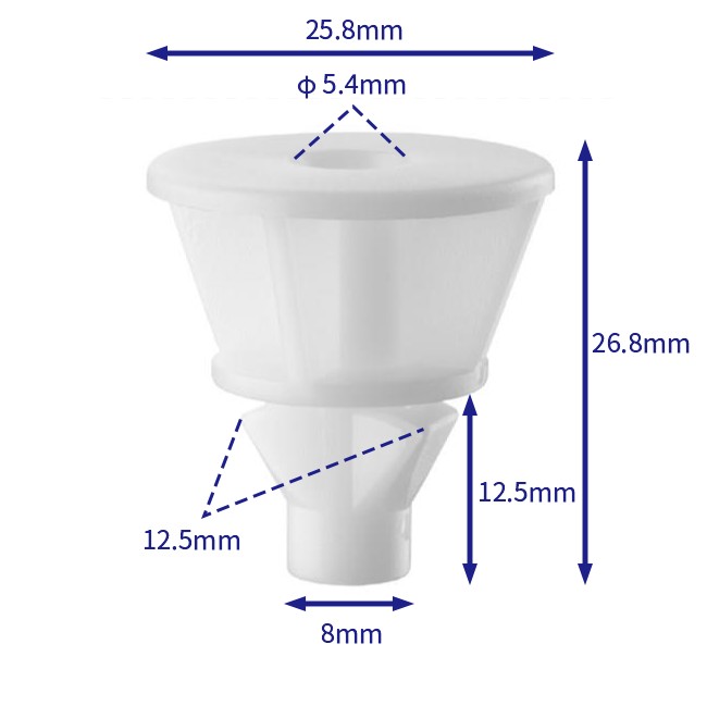 自動車バックル留め具 (100個/バッグ) フィアット: 46429506