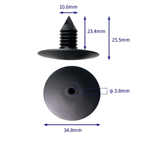 汽车卡扣紧固件(100个/包) 标致雪铁龙:7518N8;雷诺:7703077225;7701464452;7703072203