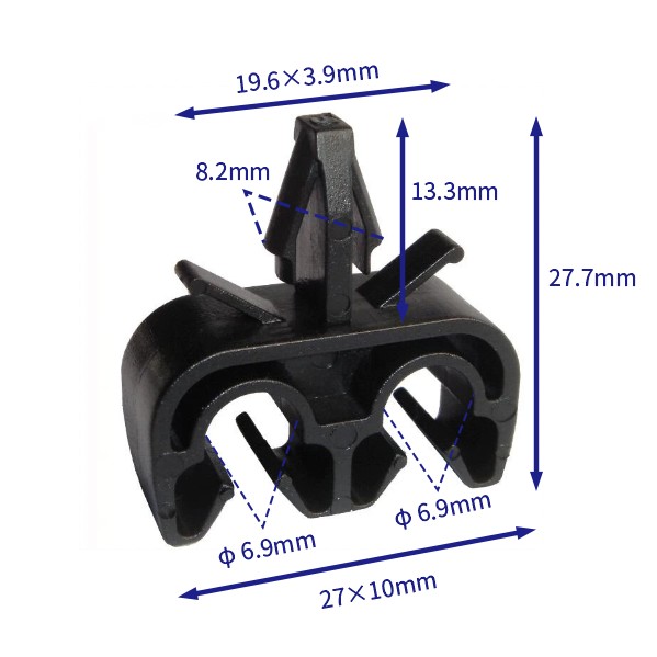 汽车卡扣紧固件(100个/包) 丰田:90469-07012