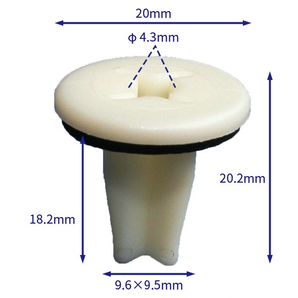 汽车卡扣紧固件(100个/包) 斯巴鲁:91084AA010