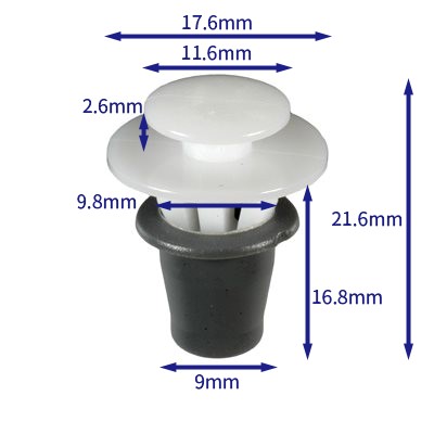 汽车卡扣紧固件(100个/包) 大众:357853575