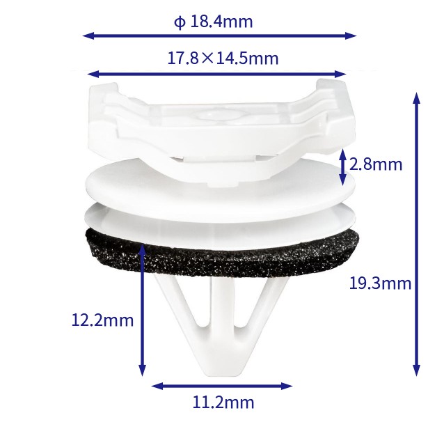 汽车卡扣紧固件(100个/包) 马自达:KD45-51-W24