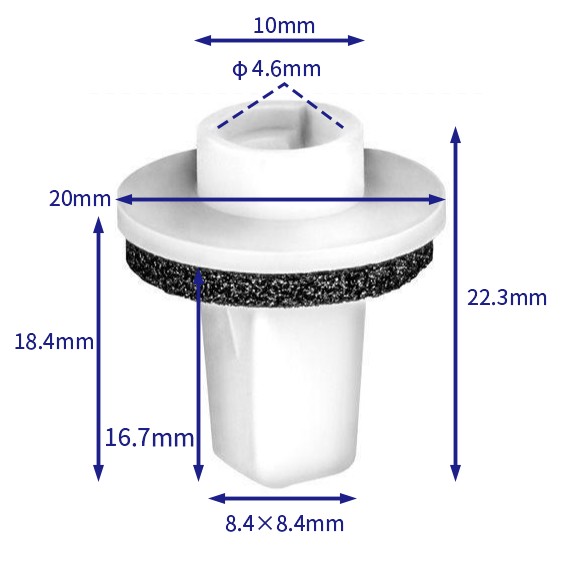 汽车卡扣紧固件(100个/包) 日产:638465V000