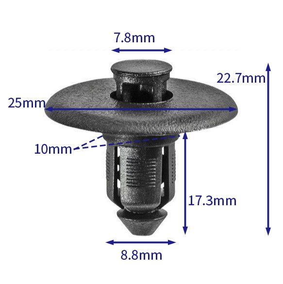 汽车卡扣紧固件(100个/包) 福特:XR87508010