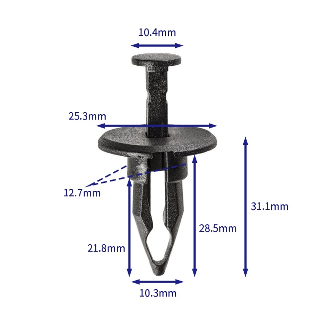 汽车卡扣紧固件(100个/包) 通用:10077283