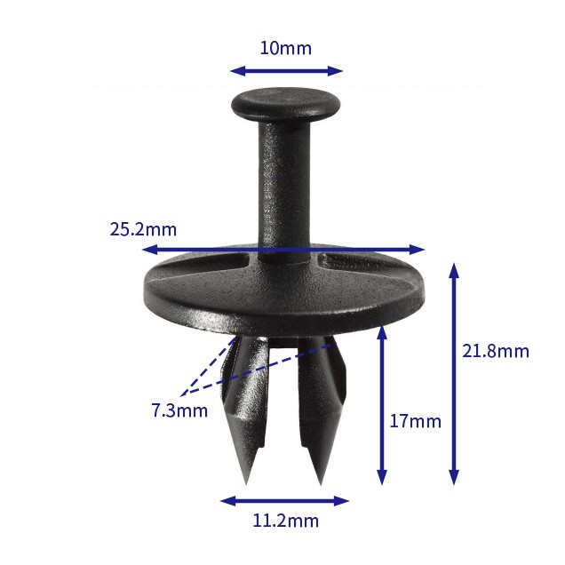 汽车卡扣紧固件(100个/包) 克莱斯勒:55074801；55074801；6508746AA；