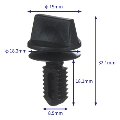 汽车卡扣紧固件(100个/包) 宝马：51711916197