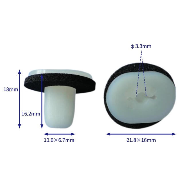 汽车卡扣紧固件(100个/包) 马自达:9991-00-506