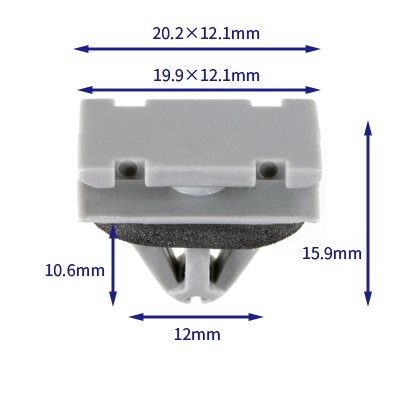 汽车卡扣紧固件(100个/包) 通用:68172491AA；通用：11571175