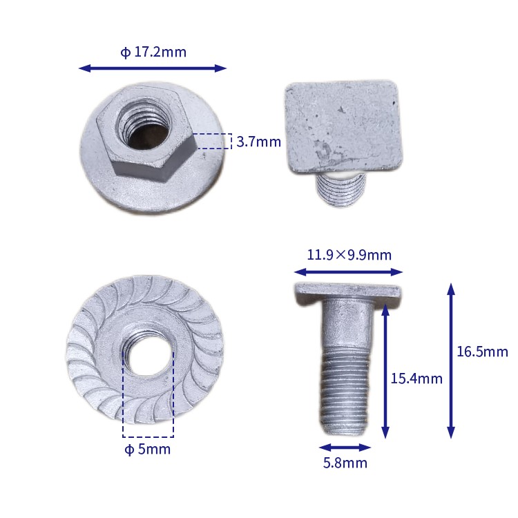 汽车卡扣紧固件(100个/包) 汽车卡扣紧固件