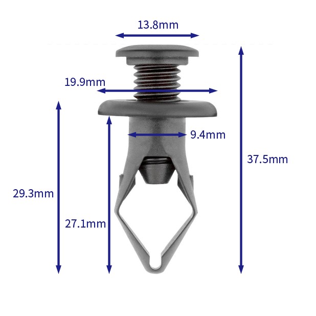 汽车卡扣紧固件(100个/包) 现代:86590-35000