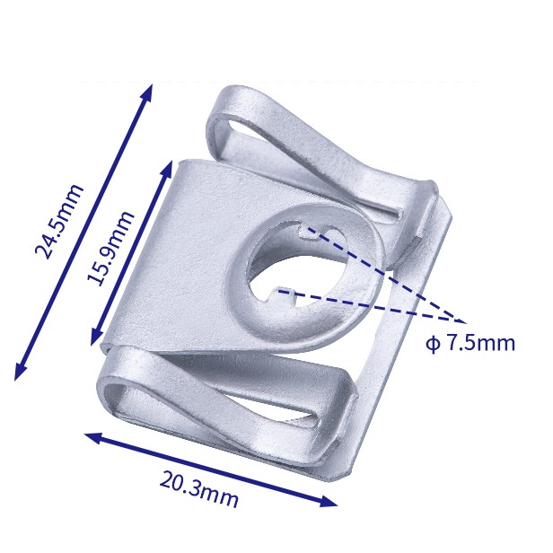 汽车卡扣紧固件(100个/包) 宝马:51718176503
