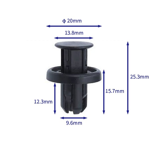 汽车卡扣紧固件(100个/包) 丰田:90467-10216