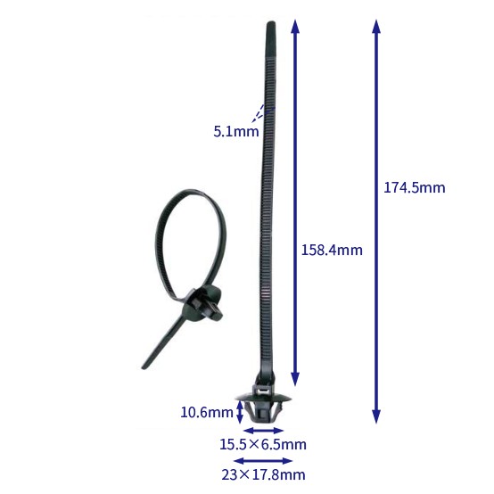 汽车卡扣紧固件(100个/包) 汽车卡扣紧固件