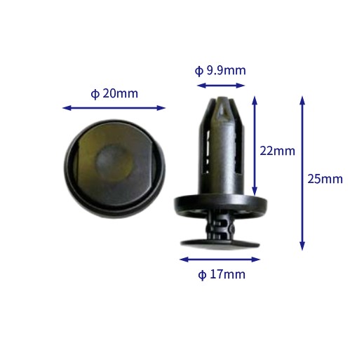 汽车卡扣紧固件(100个/包) 马自达：KD4550EA1