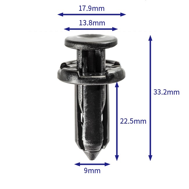 汽车卡扣紧固件(100个/包) 日产:63848-9E001