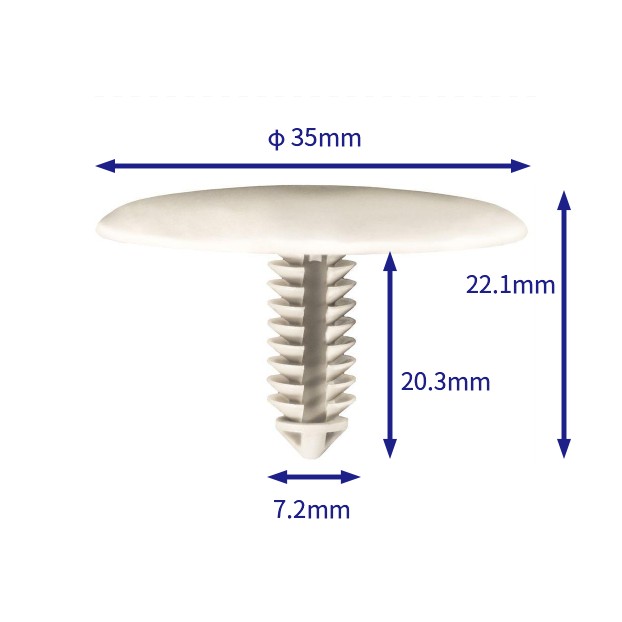 汽车卡扣紧固件(100个/包) 克莱斯勒:TY98TL2-AA