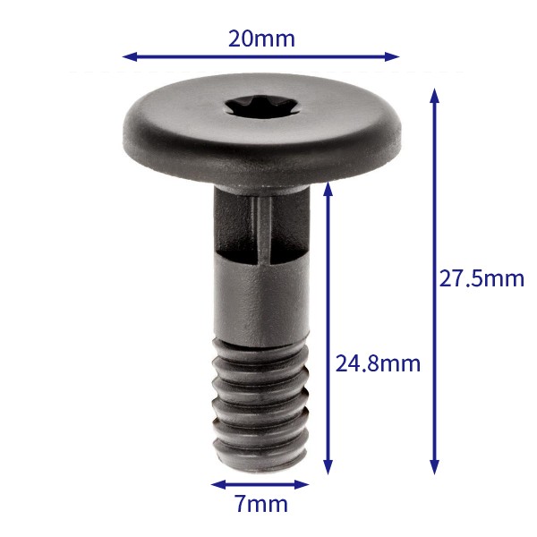 汽车卡扣紧固件(100个/包) 宝马:51717066229