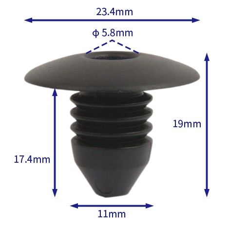 汽车卡扣紧固件(100个/包) 大众:1H086719901C