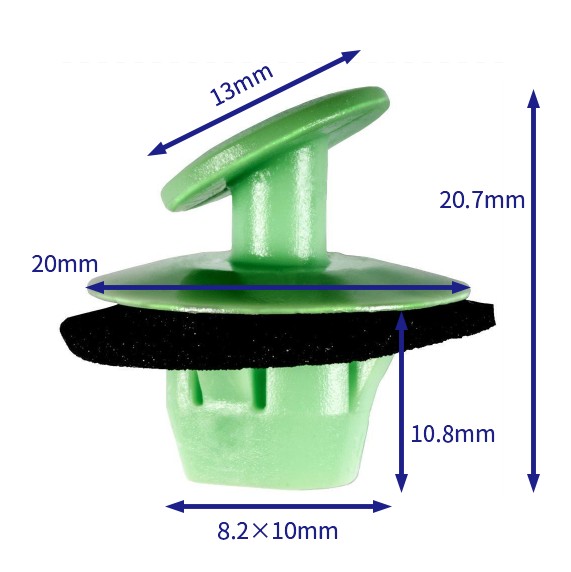 汽车卡扣紧固件(100个/包) 丰田:81496-50010