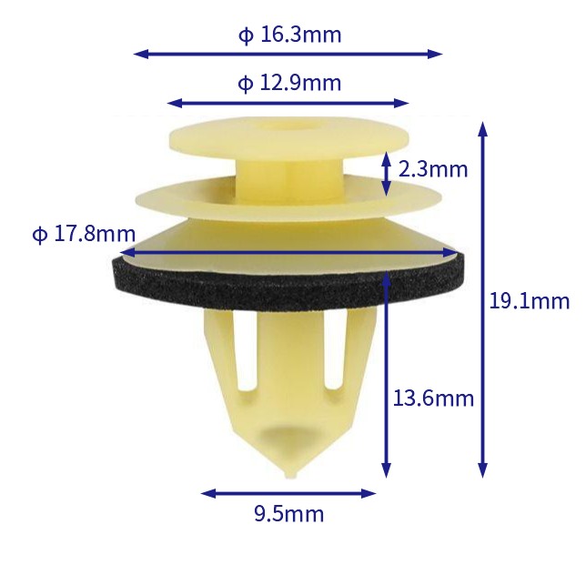 汽车卡扣紧固件(100个/包) 本田:91560TX4A01