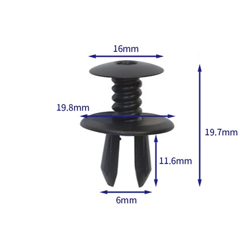汽车卡扣紧固件(100个/包) 大众:7018672999