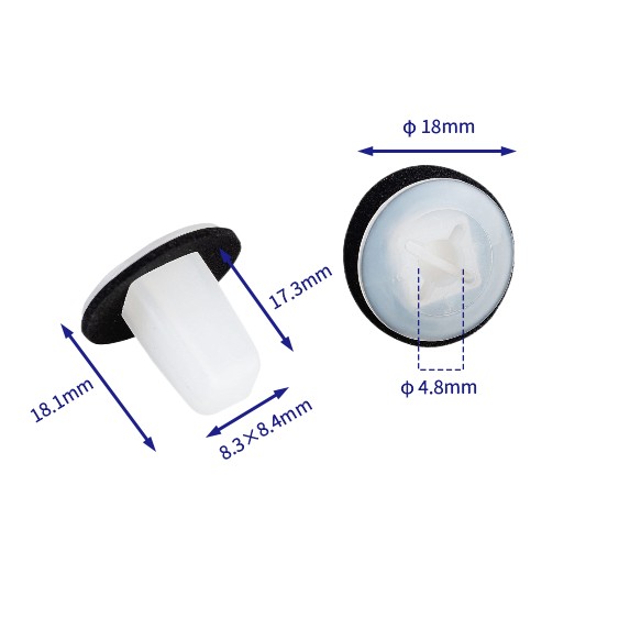 汽车卡扣紧固件(100个/包) 现代：86910-22000；86910-21010丰田： 90189-06029；90189-06084；90189-06116；铃木：09148-05035；通用： 5480766