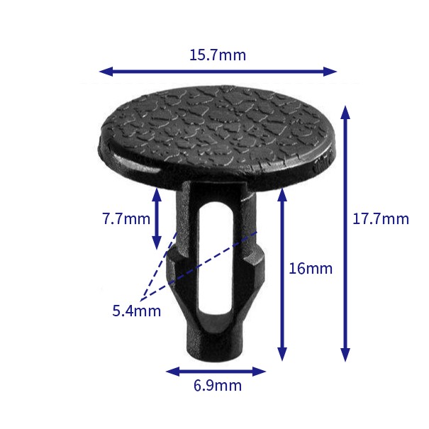 汽车卡扣紧固件(100个/包) 三菱:MC440901；本田：90667-671-013ZA；日产：62660-48600
