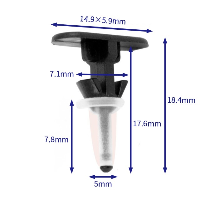 汽车卡扣紧固件(100个/包) 大众:1H0837719;欧宝：157979；90579619；157915；13254856；福特：1065204