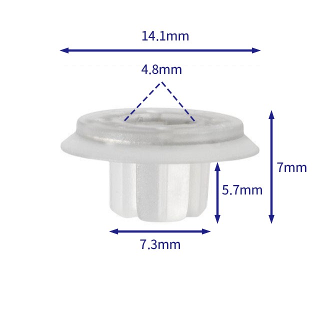汽车卡扣紧固件(100个/包) 大众:5Z0853695