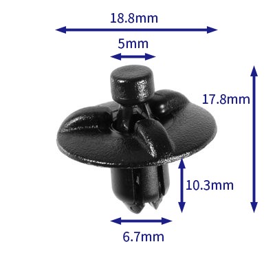 汽车卡扣紧固件(100个/包) 丰田:53259-48010；53259-0E010