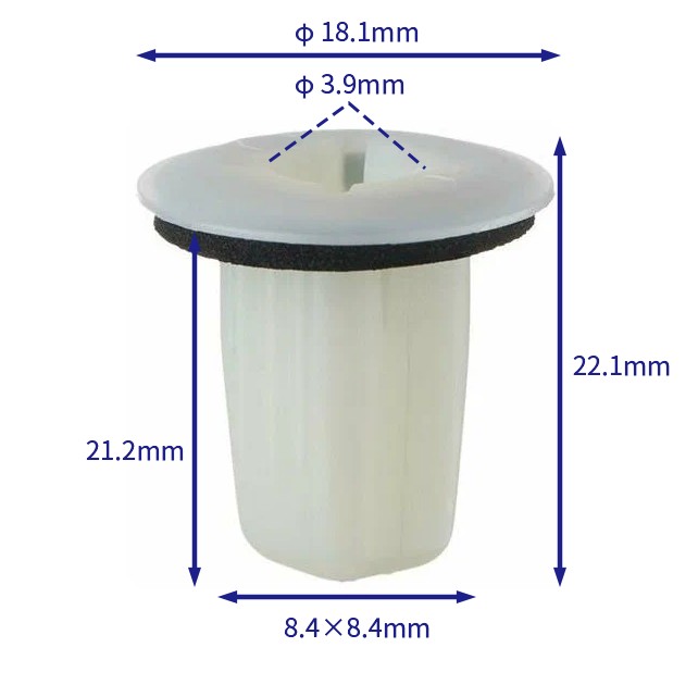 汽车卡扣紧固件(100个/包) 现代:86910-22000;86910-21010